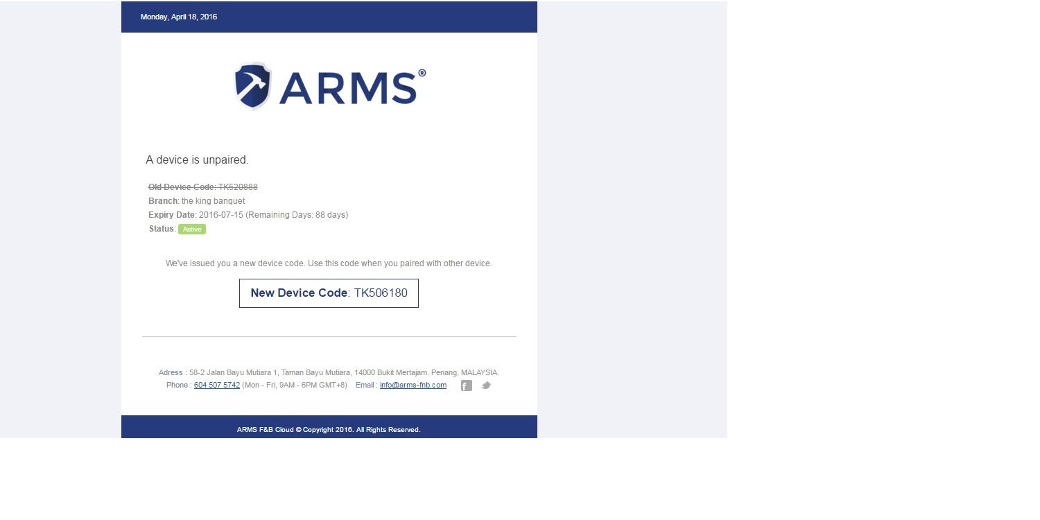 How to transfer ARMS F&B from old ipad to new ipad ARMS® Knowledge Base